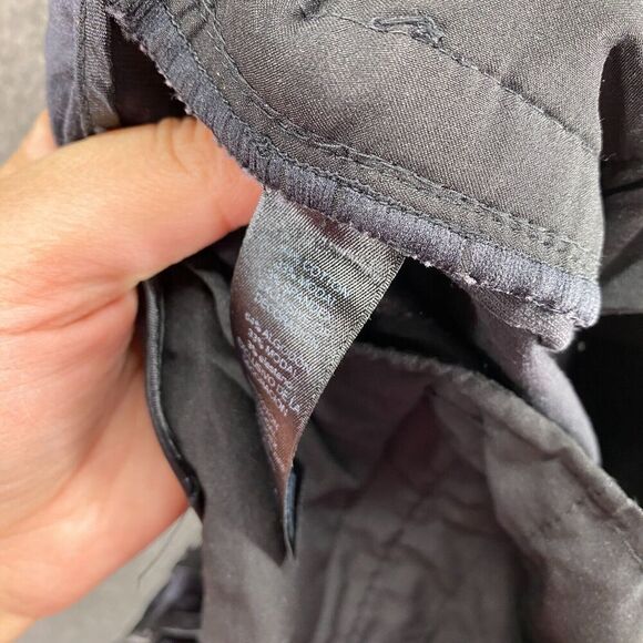 WHBL Pants Women 10 Black Mid Rise Flat Front The Slim Ankle Skinny - Picture 11 of 12